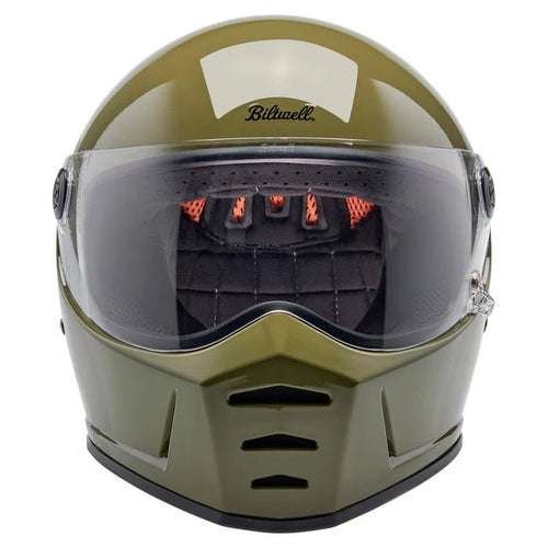 biltwell lane splitter helmet in olive green 278432