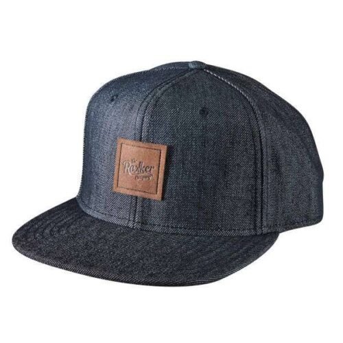 rokker denim snapback cap in black 470297 2000x